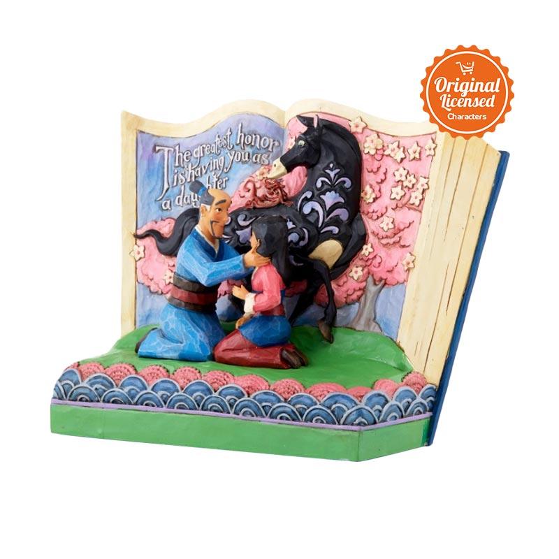 Jual Disney Traditions Mulan Story Book Figurine Online 