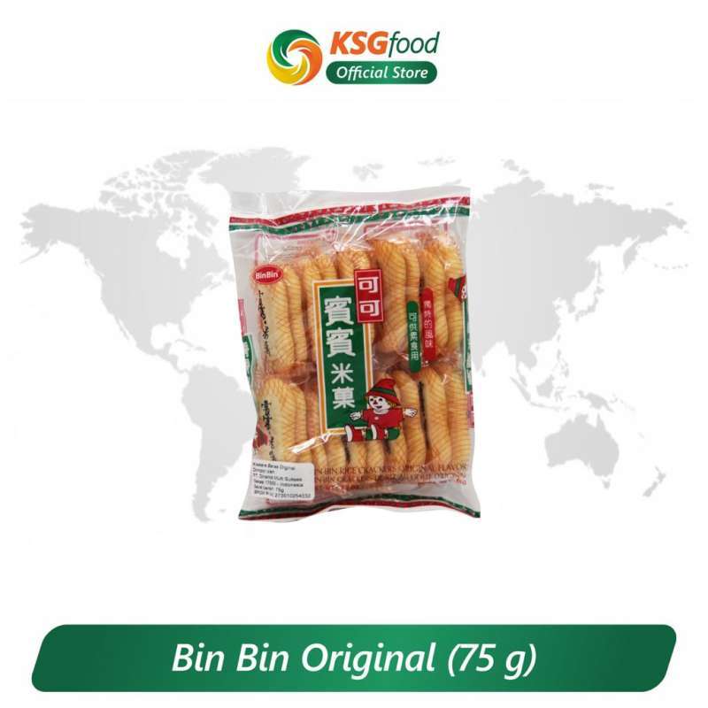 Jual BIN BIN ORIGINAL Rice Crackers 75GR di Seller KSG FOOD Mangga