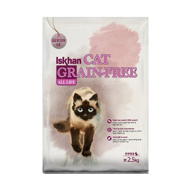 jual iskhan cat grain free all makanan kucing 2 5 kg jual iskhan cat grain free all makanan kucing 2 5 kg
