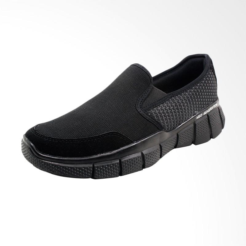 Jual Ardiles  Casual Slip  On Ode Polys Sepatu Pria Hitam 