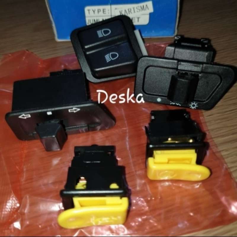 Jual TOMBOL SAKLAR SET KIRI KANAN KLAKSON SEN LAMPU DIM KHARISMA ...