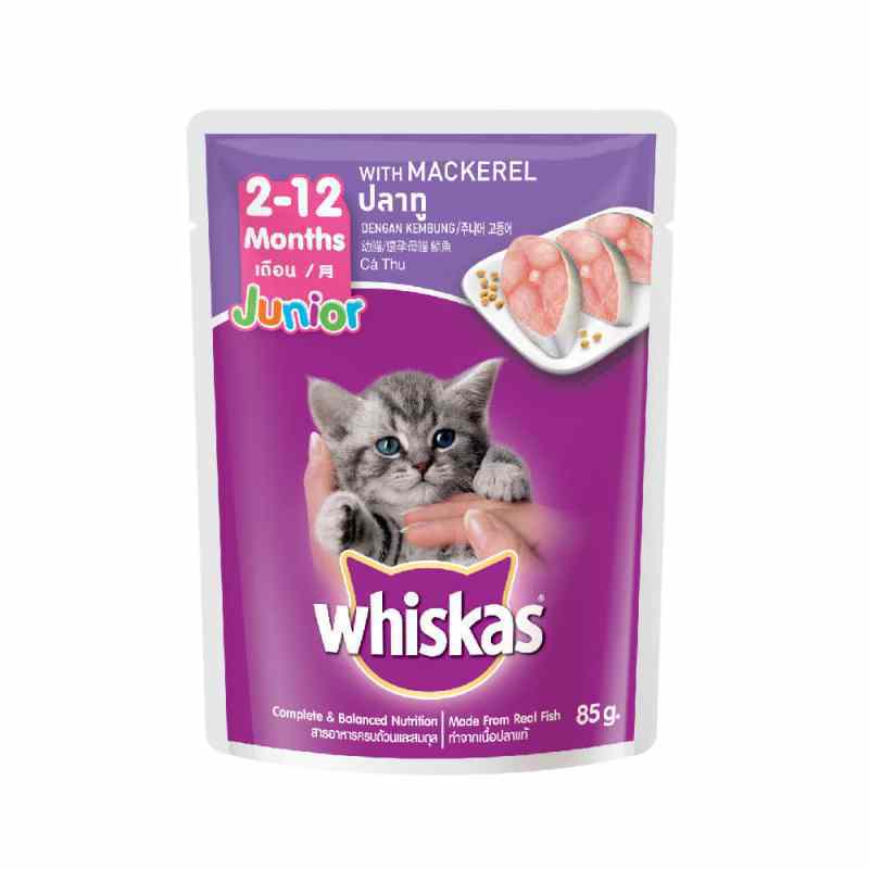 Promo Whiskas Junior Pouch Makanan kucing whiskas junior basah Diskon