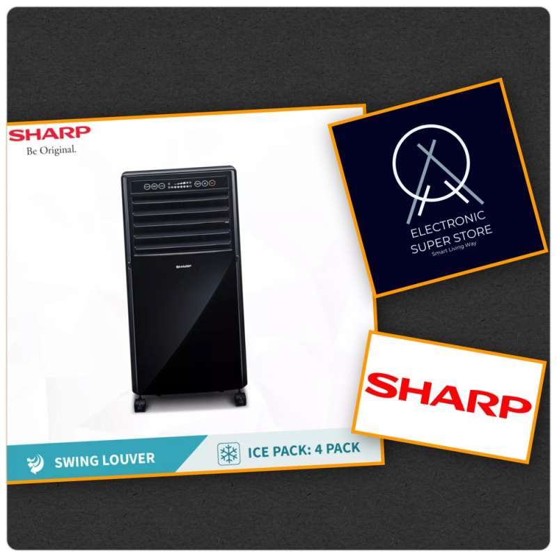 Promo AIR COOLER 7L SHARP PJA77TY AUTO SWING LOUVERS REMOTE CONTROL