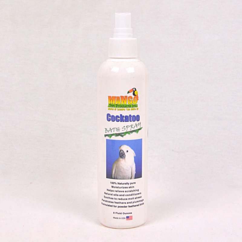 Jual MANGOPET Shampoo Burung Cockatoo Grey Bath Spray 236ml di Seller