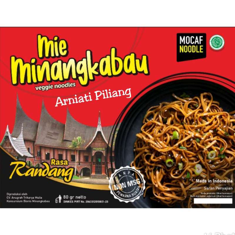 Jual Mie Minangkabau Rasa Rendang - Low Gluten - Non MSG - Mie Mocaf di ...