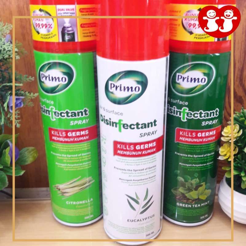 Promo Primo Air & Surface Disinfectant Spray Fogger 500ml Diskon 29 di