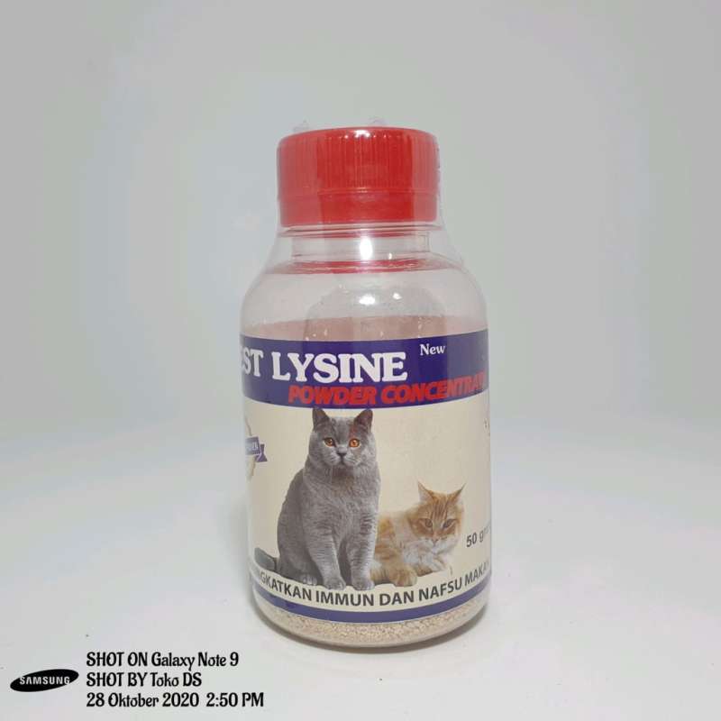 Jual Best Lysine Cat Mencegah Virus Herpes Kucing Menguatkan Imun