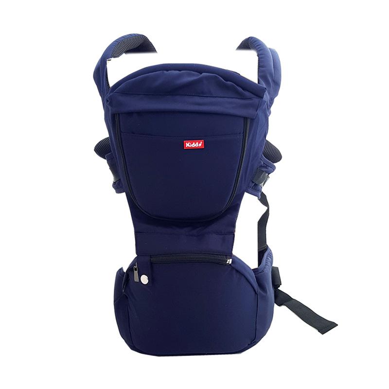 Jual Kiddy 2in1 Hiprest Baby Carrier Gendongan Bayi Biru Dongker di