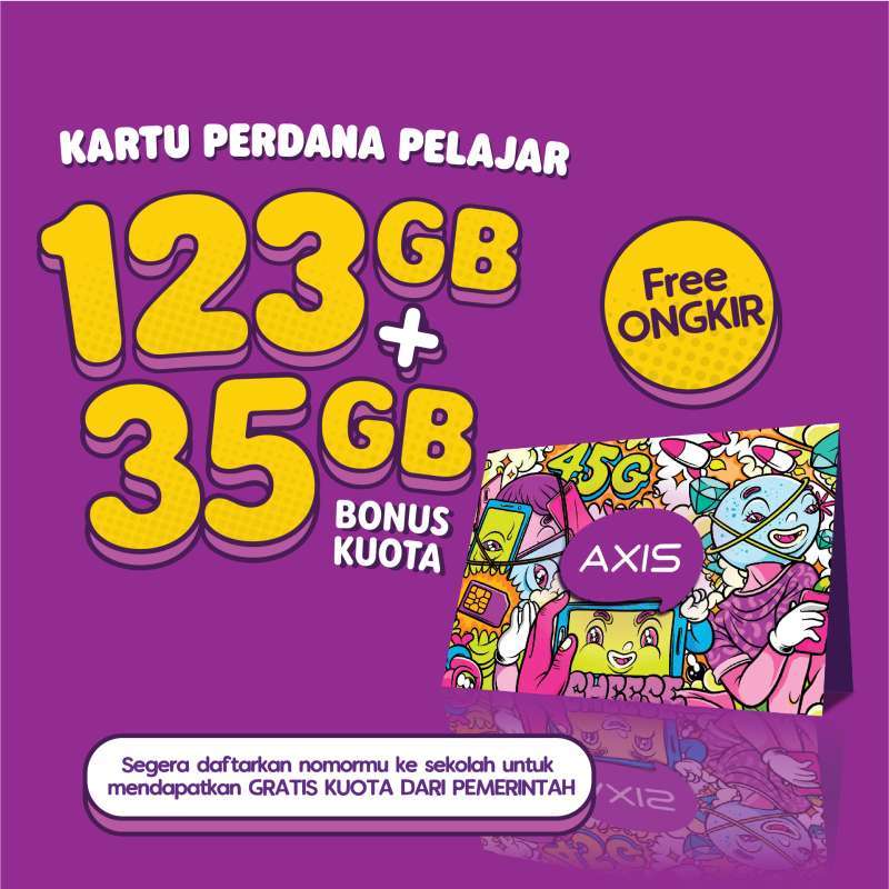 Jual Kartu Perdana Axis SP Pelajar di Seller XL Official Store - Kelapa