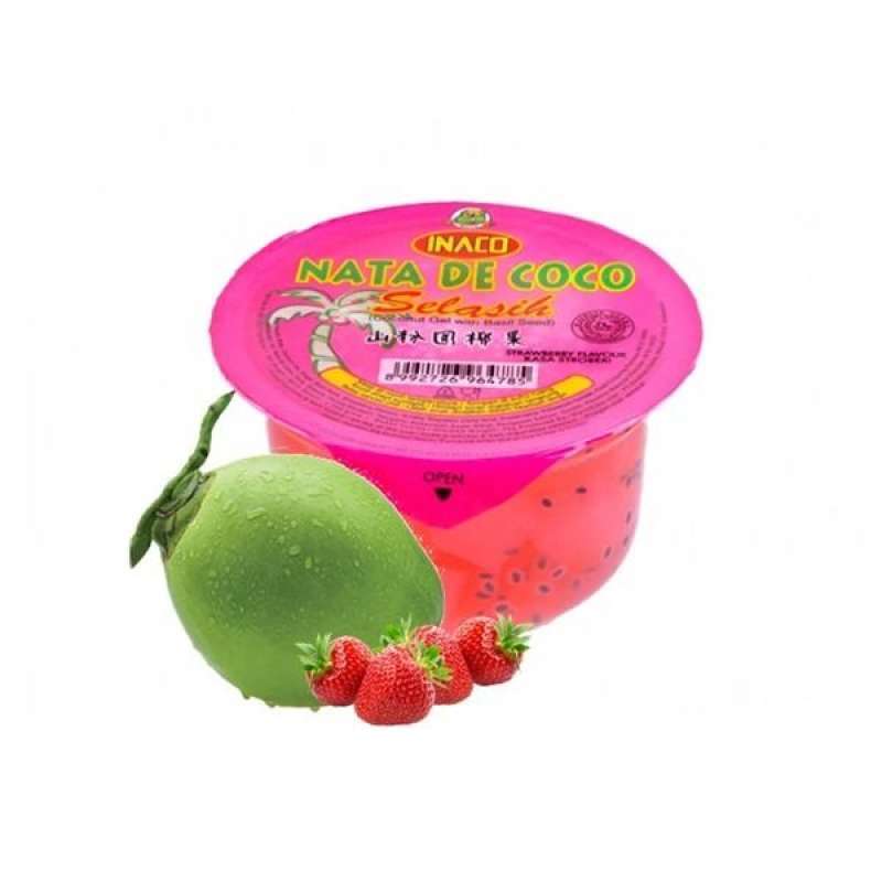Jual Inaco nata de coco slsh straw 200gr cup di Seller Farmers Market ...