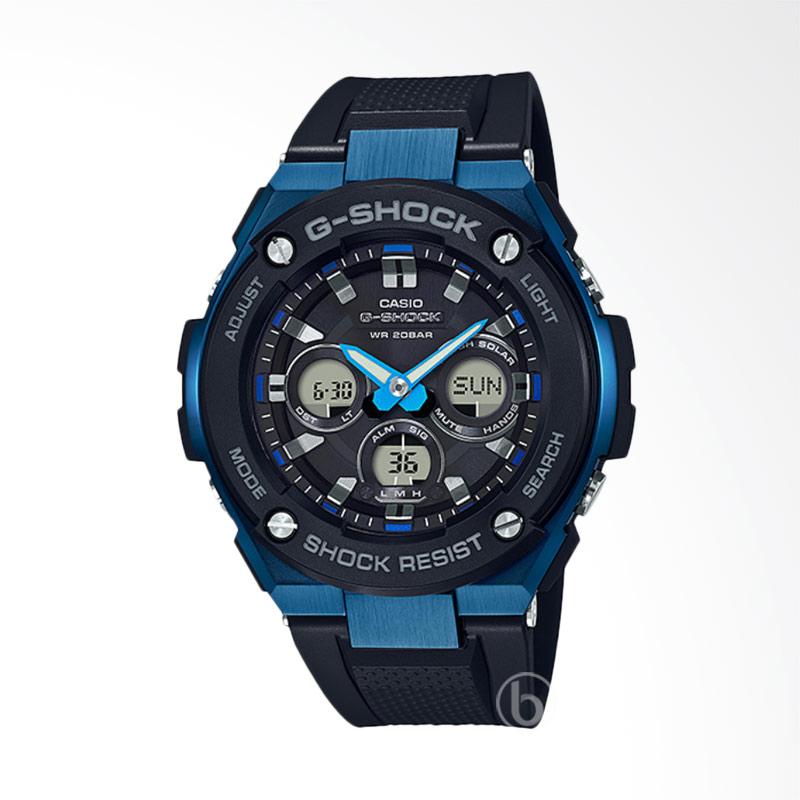 Jual CASIO G-Shock G-Steel Tough Solar Jam Tangan Pria - Black Blue