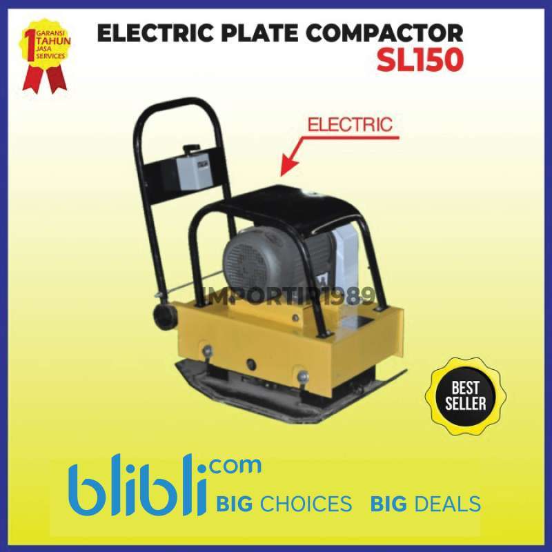 Compactor Jalan Jual Mesin Stamper Perata Jalan Electric 4 Kw Plate Compactor Aks ...