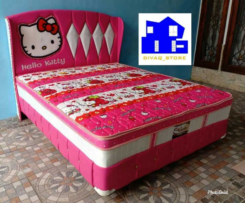 Promo Springbed Doraemon , Hello Kitty ( Type Boxy) 160 X 200 Hello