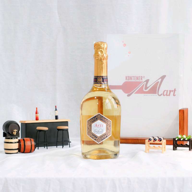 Jual Tre Secoli Asti Brut DOCG Spumante Sweet Sparkling Wine di Seller