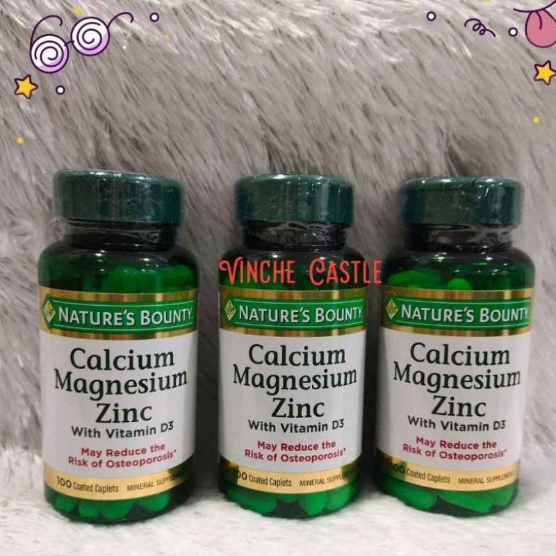 Promo Nature's Nature Bounty Calcium Magnesium Zinc with Vitamin D3 100