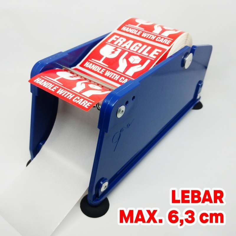 Jual Dispenser Roll Sticker Label Manual Meja Ekonomis dan Serbaguna