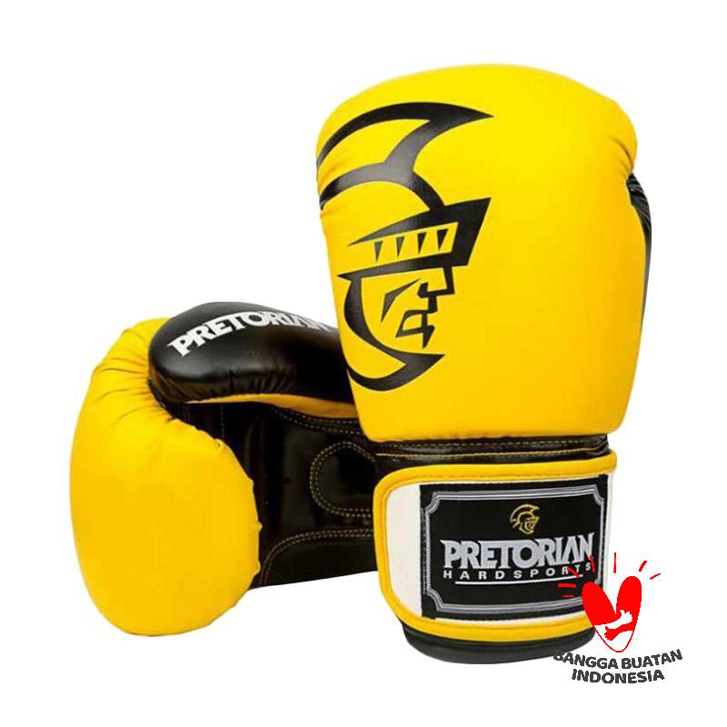 Jual PRETORIAN Muaythai Boxing Gloves dan Sarung Tinju [10 Oz] Yellow
