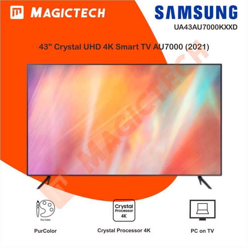 Jual TV SAMSUNG 43 INCH 43 UA43AU7000 / 43AU7000 / AU7000 SMART TV 4K