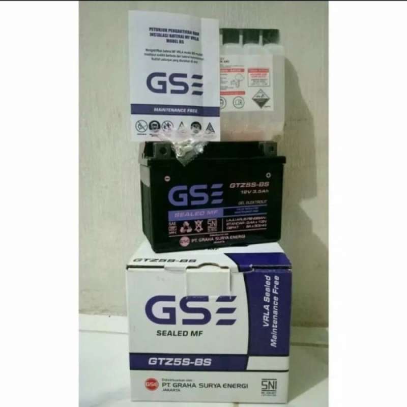 Promo Aki Motor Supra X 125+New Supra +X-F1 ( GTZ5S GS E) Aki Kering