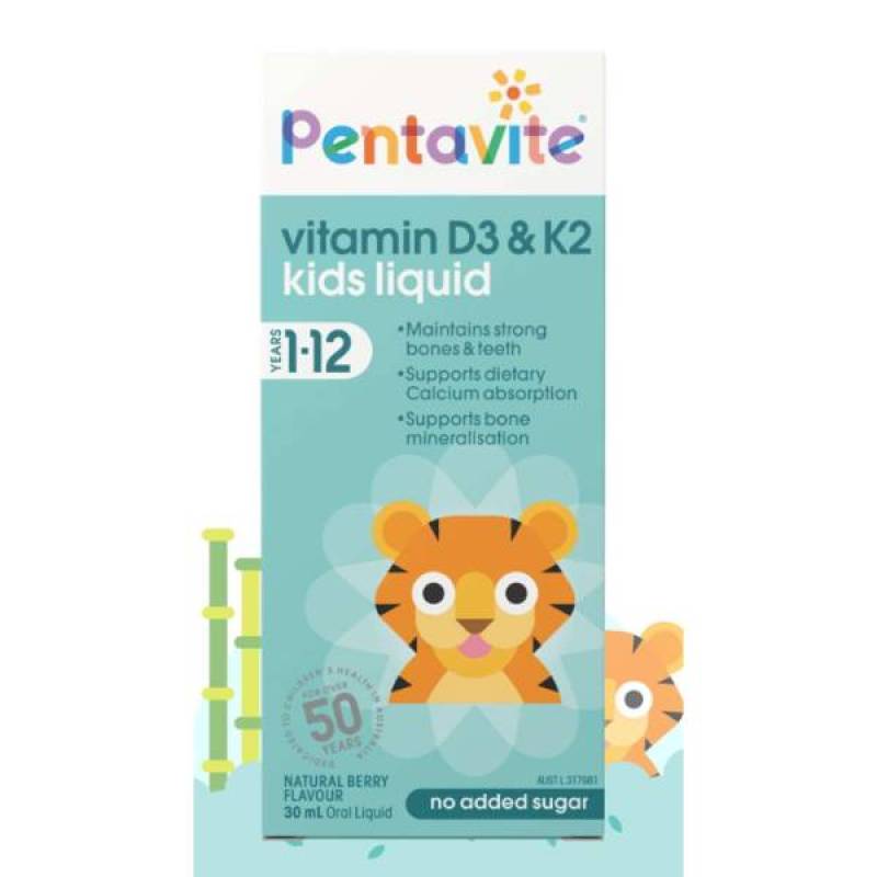 Jual Pentavite Vitamin D3 & K2 Infant & Kids Liquid [30ml oral liquid