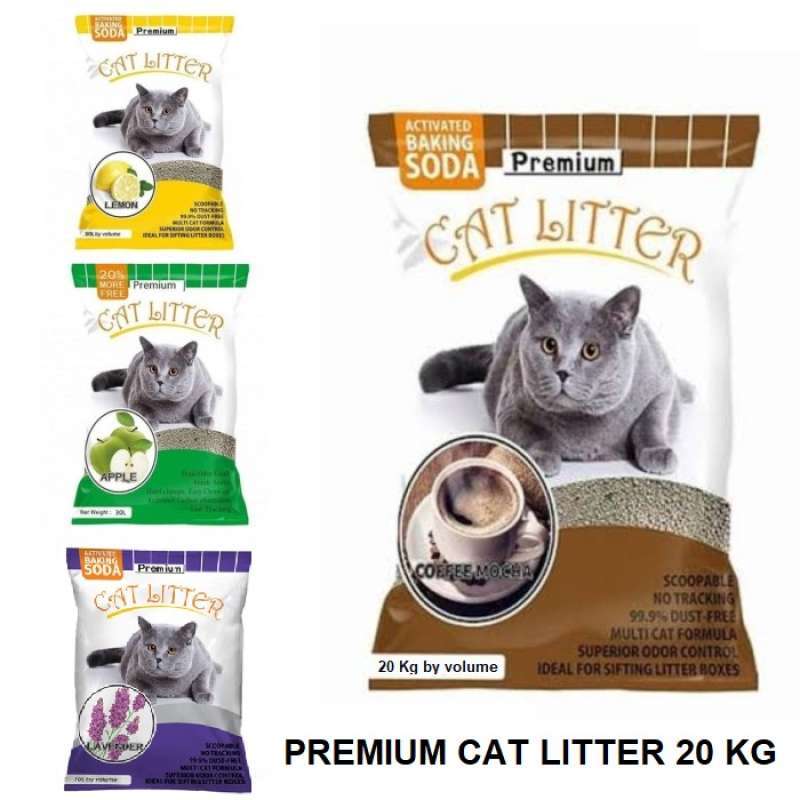 Jual Alpha Premium Cat Litter 20 Kg Pasir Gumpal Wangi Bentonit