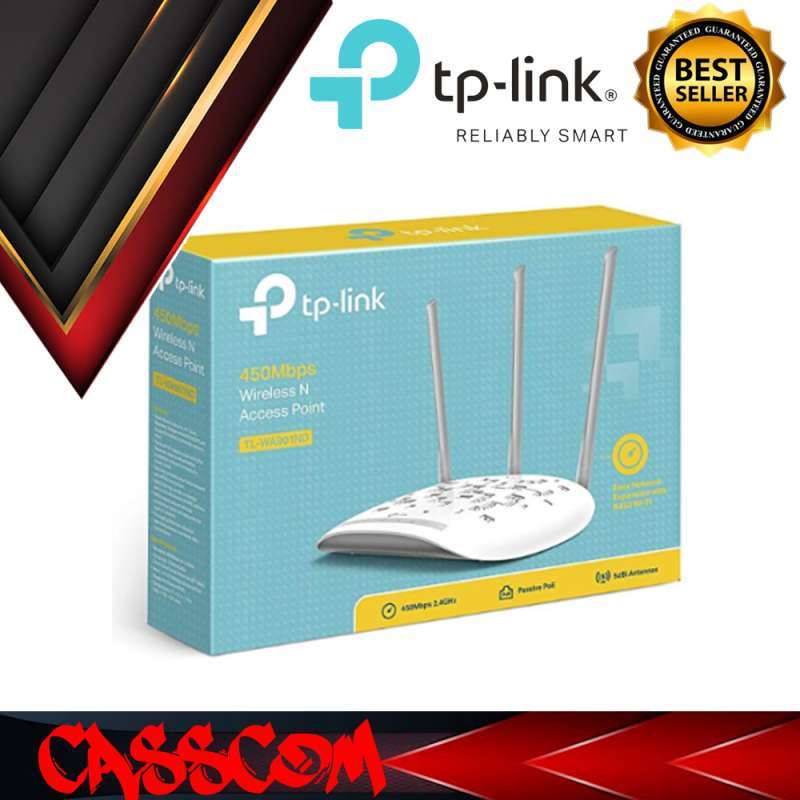 Jual TPLINK TLWA901ND 450Mbps Wireless N Access Point with 3 Antena