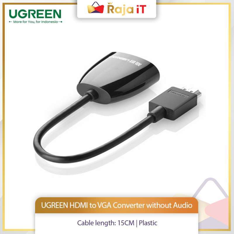 Jual UGREEN HDMI to VGA Converter without Audio di Seller ELIT Official Store Sunter Agung