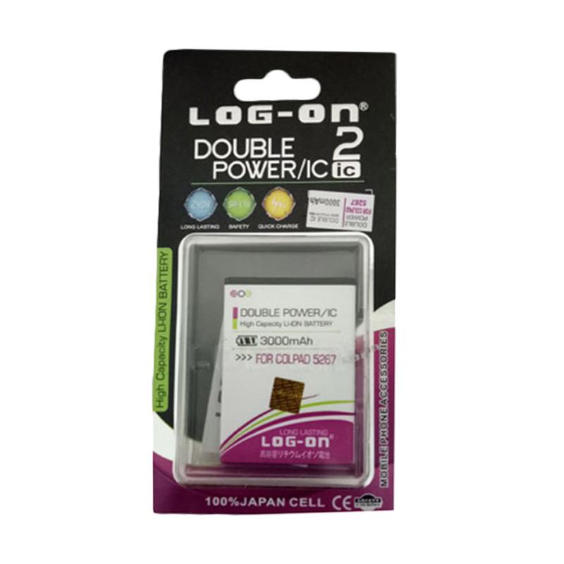 Jual Log On Double Power Battery for Coolpad 5267 [3000