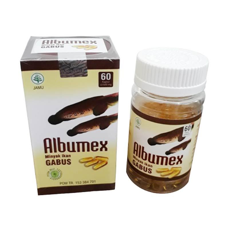 Jual Albumex Minyak Ikan Gabus Multivitamin & Suplemen [60 Kapsul
