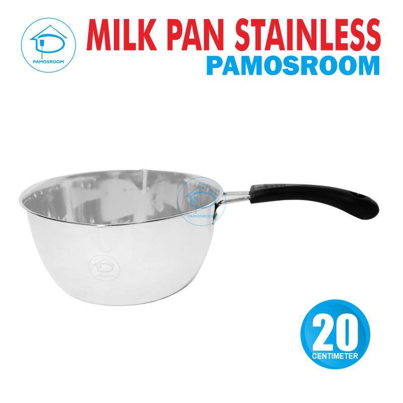 Jual Pamosroom Panci Susu Stainless 20cm Panci Mie Rebus Air Sauce Pan ...