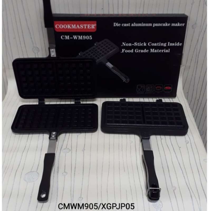 Promo Cookmaster Cmwm905 Waffle Maker Die Cast Aluminium Cetakan Kue ...