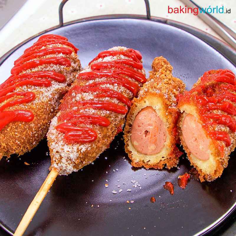 Jual Membuat Jajanan Corn Dog Kekinian Bersama Chef Jjun di