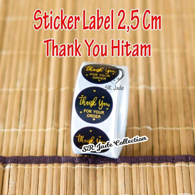 Promo Sticker Thank You Stiker Thank You Baked With Love Stiker Label