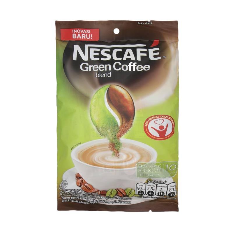 Jual NESCAFE Green Coffee Blend Kopi Instan [20 g/ 10 pcs] Online Maret