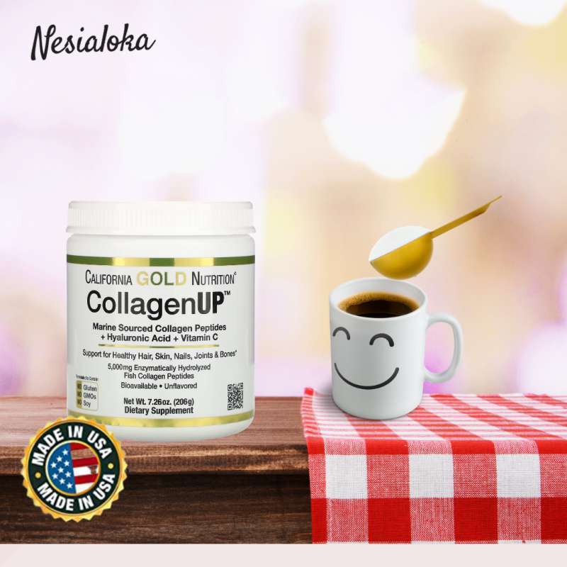 Jual California Gold Nutrition CollagenUP Marine Hydrolyzed Collagen ...