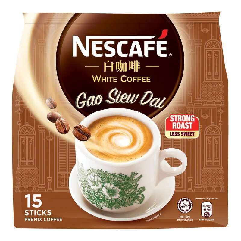 Jual Nescafe Instant White Coffee Gao Siew Dai 15sx31g Di Seller