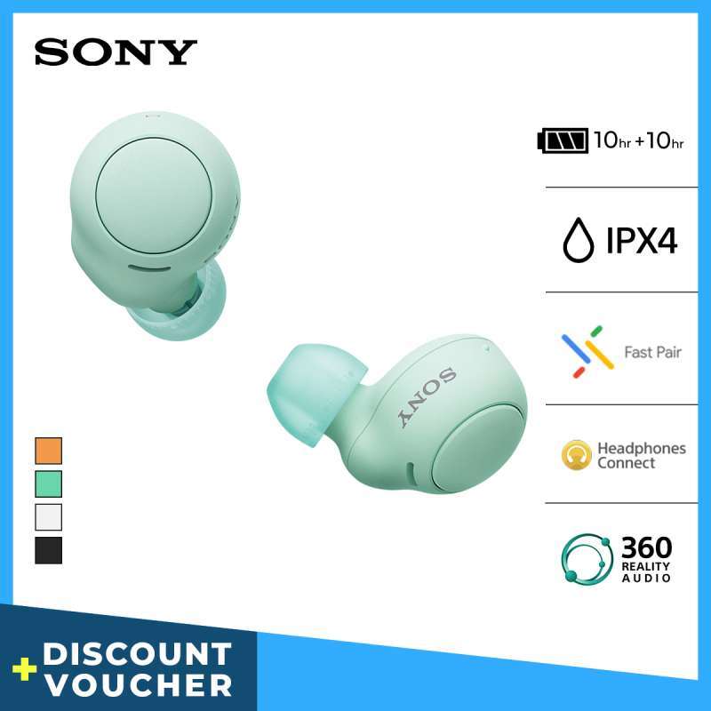 Promo Sony WFC500 Truly Wireless Handsfree Green Original TWS