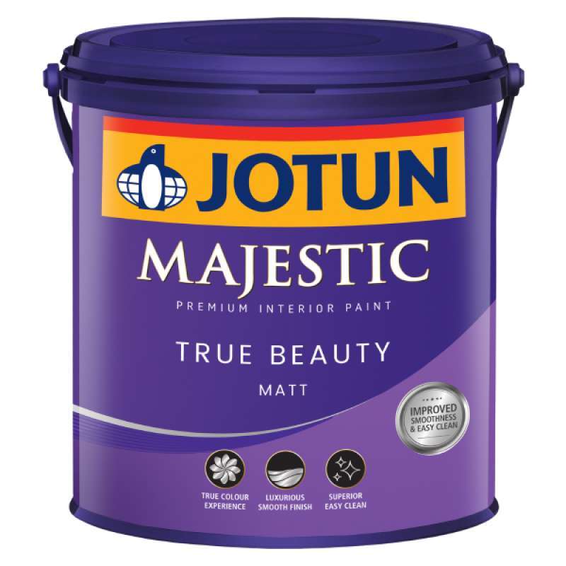 Jual Jotun Majestic True Beauty Matt Cat Dinding Interior White [20 L