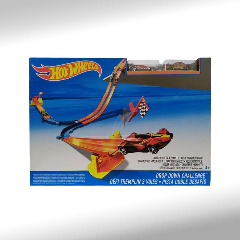 Jual Hot Wheels HotWheels Drop Down Challenge Track Set di Seller