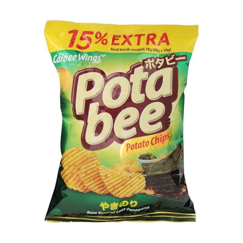 Jual Potabee Potato Chips Seaweed Snack [68 g] Online
