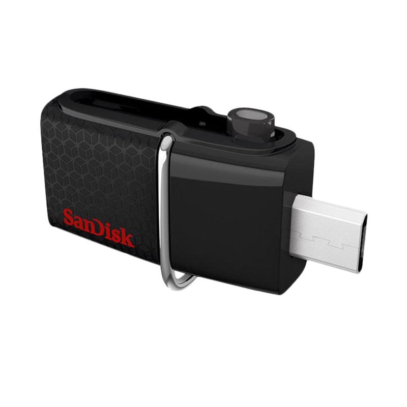 Jual Sandisk Ultra Dual Drive 3.0 USB Flash Disk - Hitam [64 GB] di ...