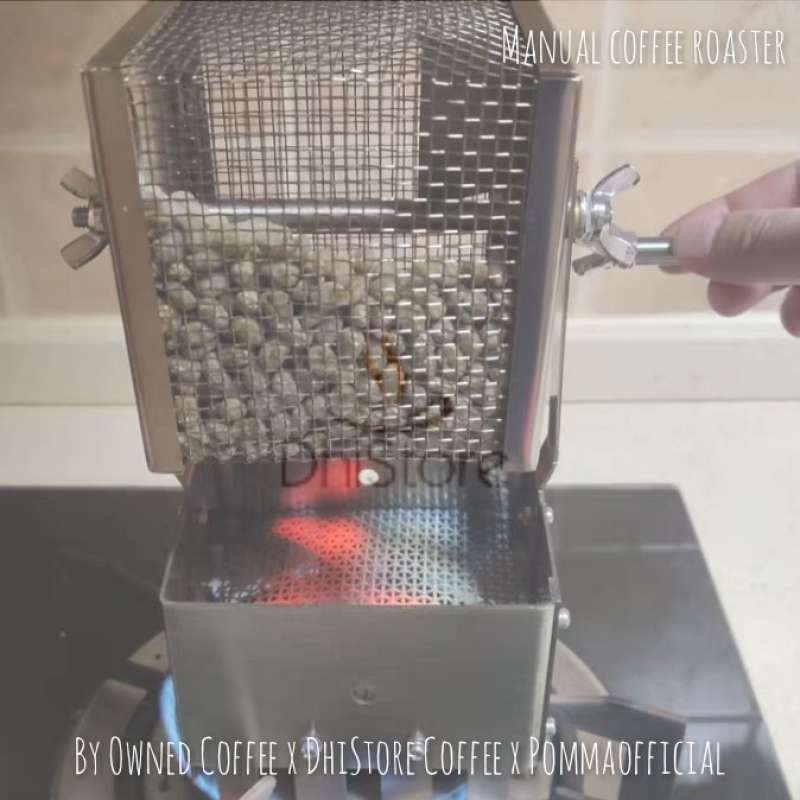 Jual MANUAL COFFEE ROASTER ALAT SANGRAI KOPI MANUAL di Seller