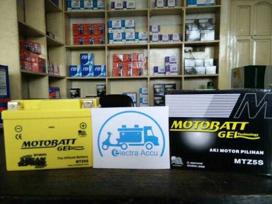 Jual Aki Motor Suzuki Spin 125 Motobatt Mtz5S Aki Kering / Gel di