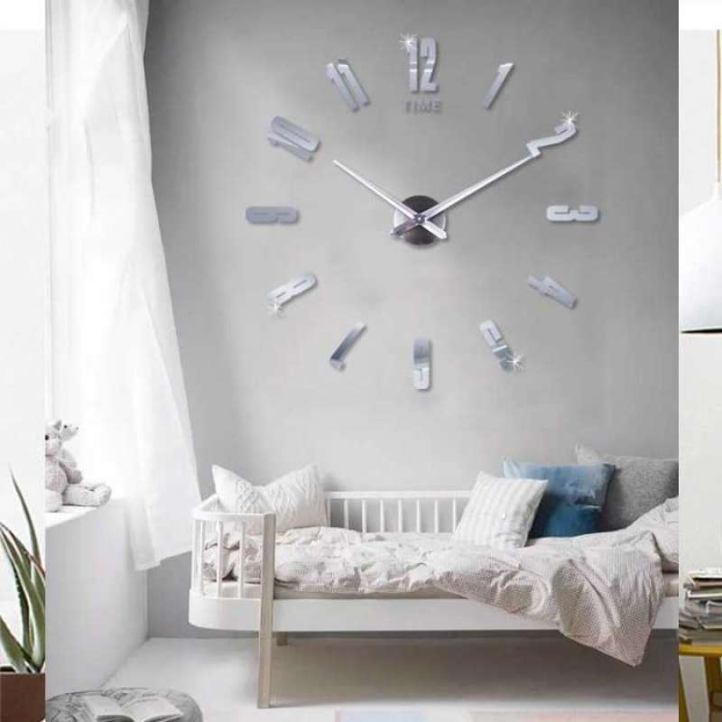 Jual JAM DINDING DIY GIANT WALL CLOCK QUARTZ CREATIVE DESIGN DA06 di