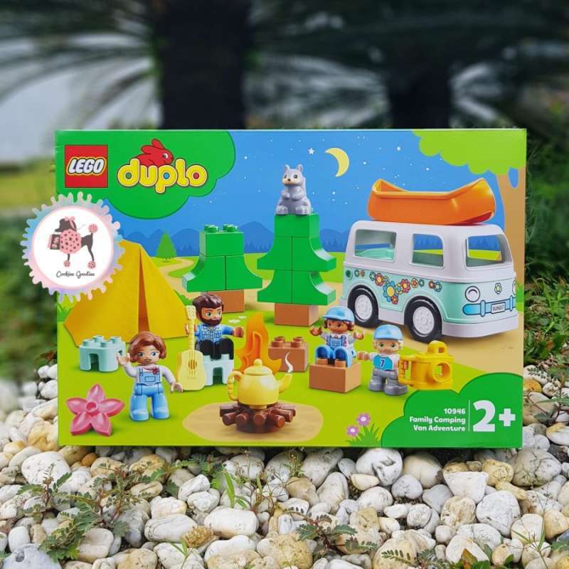 Jual Lego Duplo 10946 Town Family Camping Van Adventure Car Set di