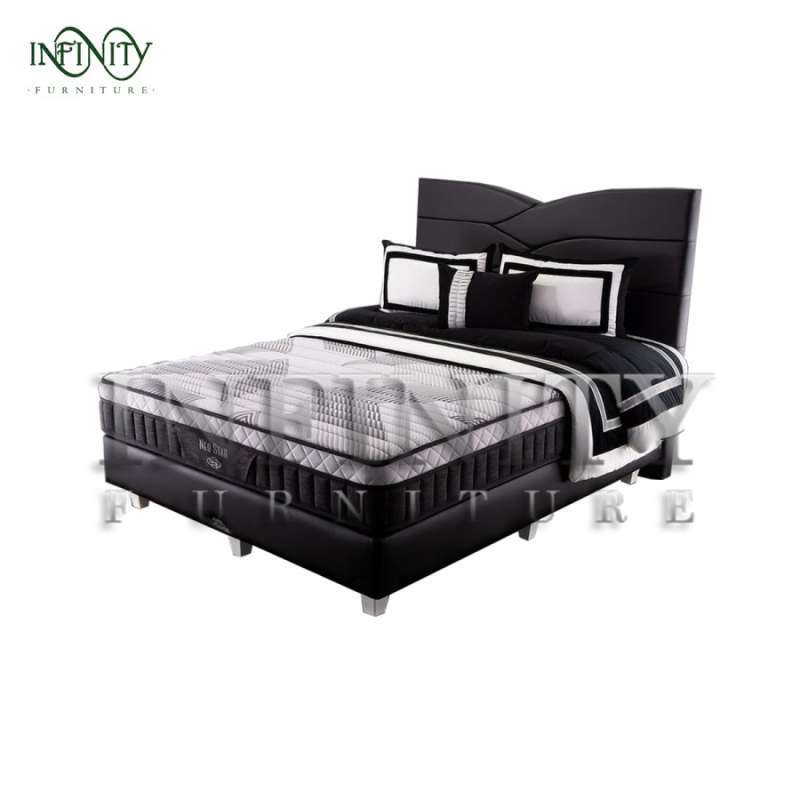 Jual Comforta Spring Bed Neo Star Full Set 180 X 200 Black di Seller