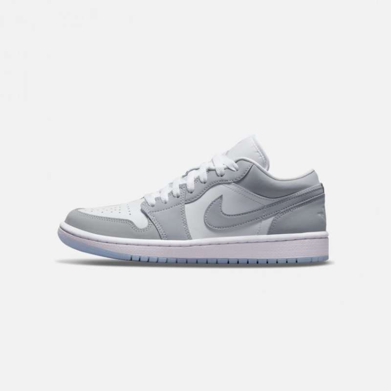 aj1 low black white grey