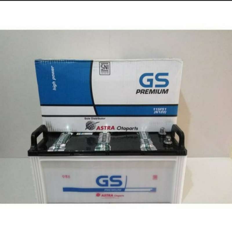 Promo AKI / ACCU N120 115F51 GS Astra premium 12volt 120 amper aki