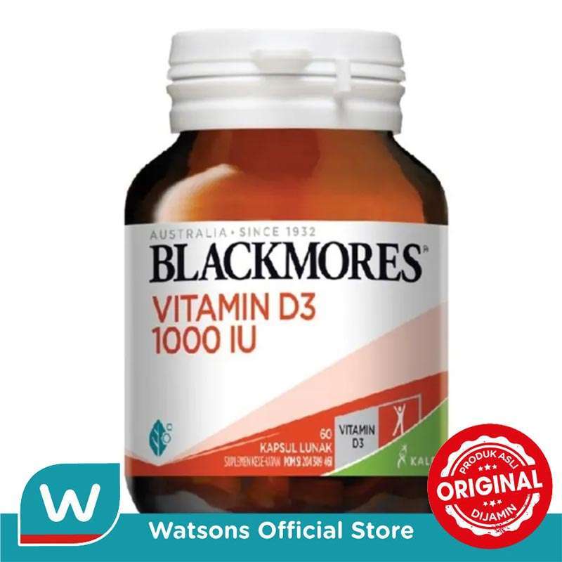 Jual BLACKMORES Vitamin D3 1000 IU 60s di Seller WATSONS Official Store