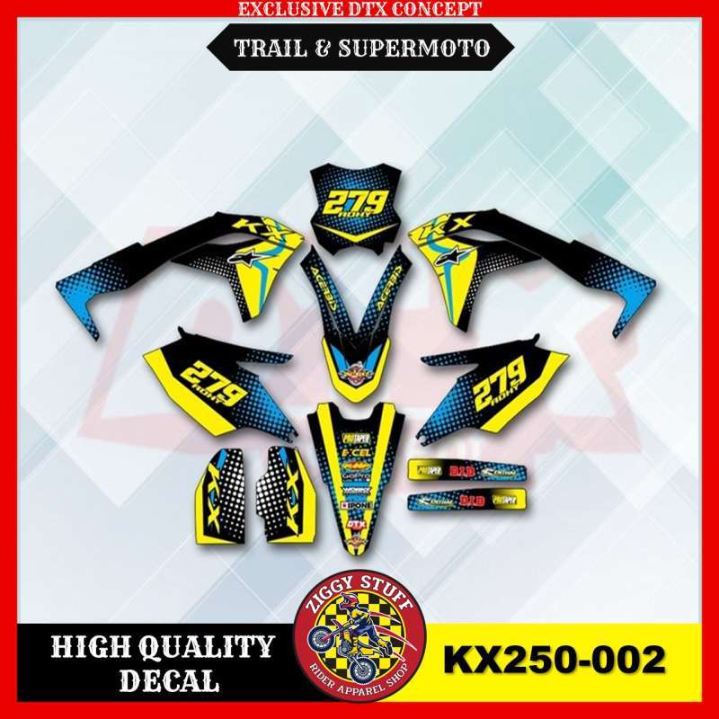 Jual Decal kx 250 decal kx 250 450 decal kx 250 full decal trail decal ...